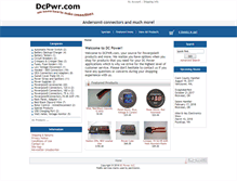 Tablet Screenshot of dcpwr.com
